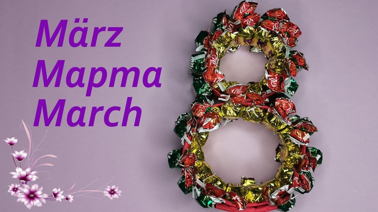 Kreatives Geschenk für den Weltfrauentag (8. März) | DIY Idee zum selber basteln