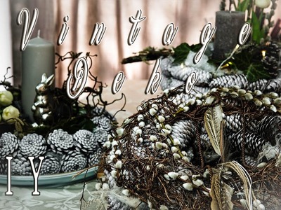 Natur VINTAGE ????Oster Traum | DEKO DIY ♻  Frühling - Recycling  aus selbstgemachter Weihnachtsdeko