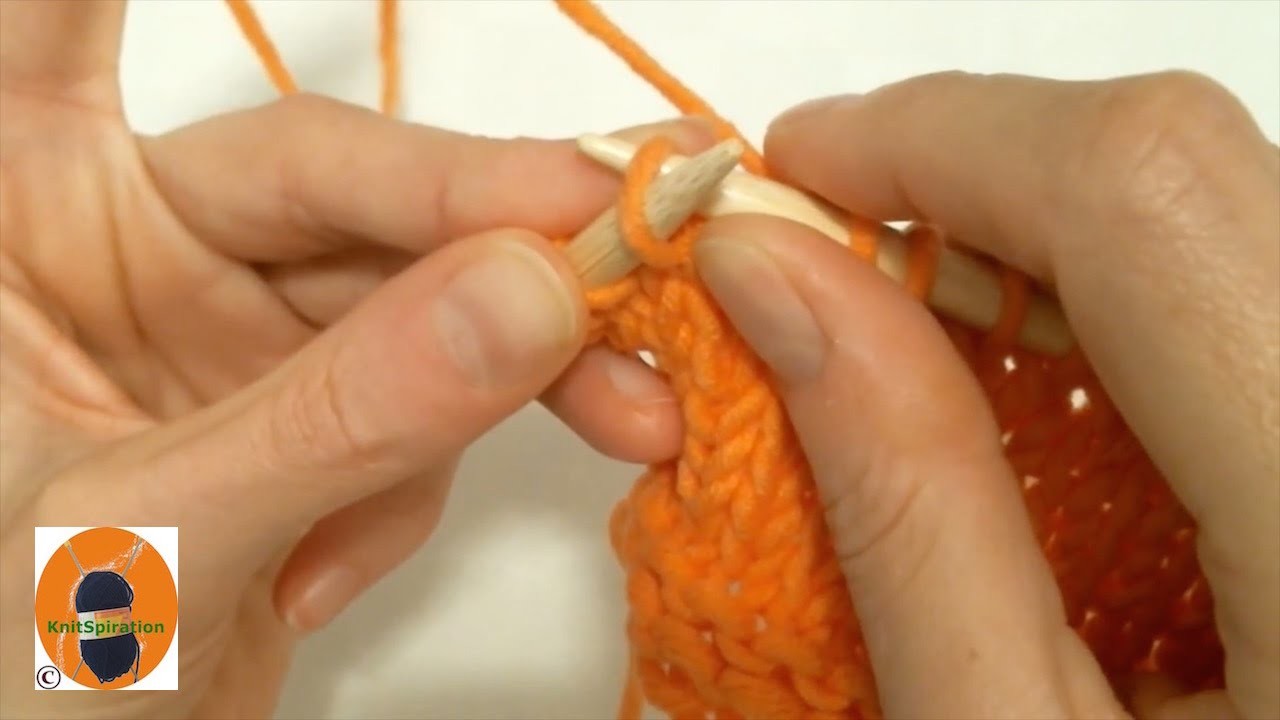 Stricken wir! Basics 7:  Rechts verschränkte Maschen (knit through the back loop)