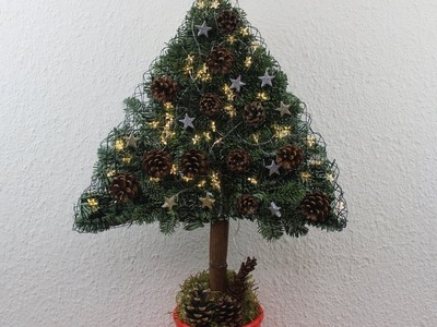 Weihnachtsdeko -  Tannenbaum basteln -  Deko Ideen mit Flora-Shop