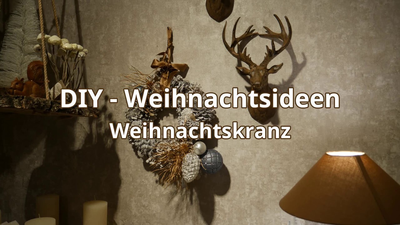 Weihnachtsdeko - Weihnachtskranz selber machen