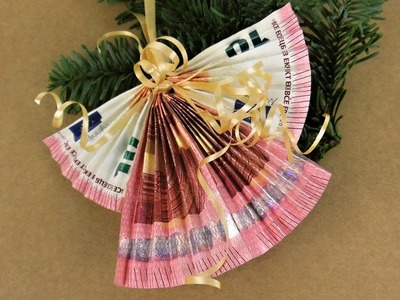 Weihnachtsengel aus Geldscheine fürs Weihnachtsgeschenk falten ❁ Deko Ideen mit Flora-Shop