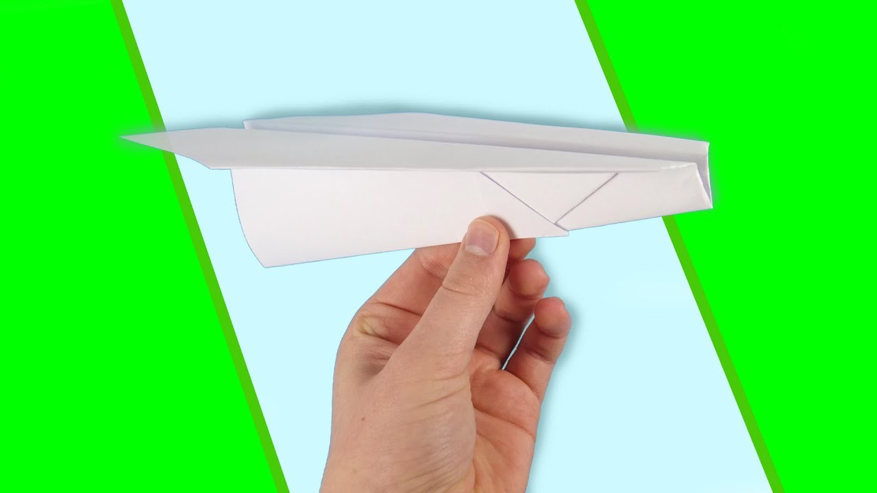 Einfacher PAPIERFLIEGER aus Papier | Papierflieger selber machen | BASICS