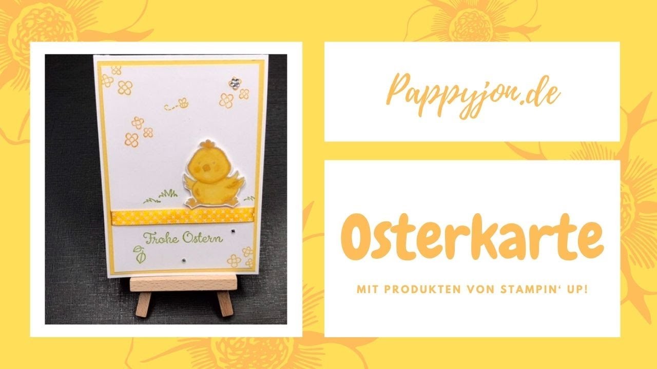 Frische Osterkarte | Stampin' Up! | Pappyjon.de | Anleitung | Tutorial | SAB 2020 | Osterschatz