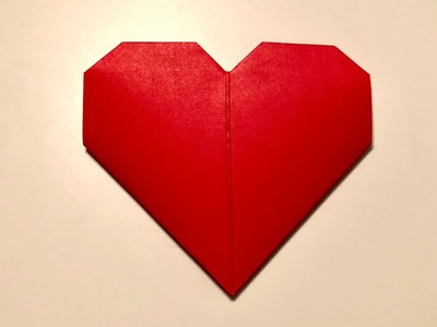 Herz basteln aus Papier - Origami Herz falten - Geschenk zum Muttertag - #DIY Heart