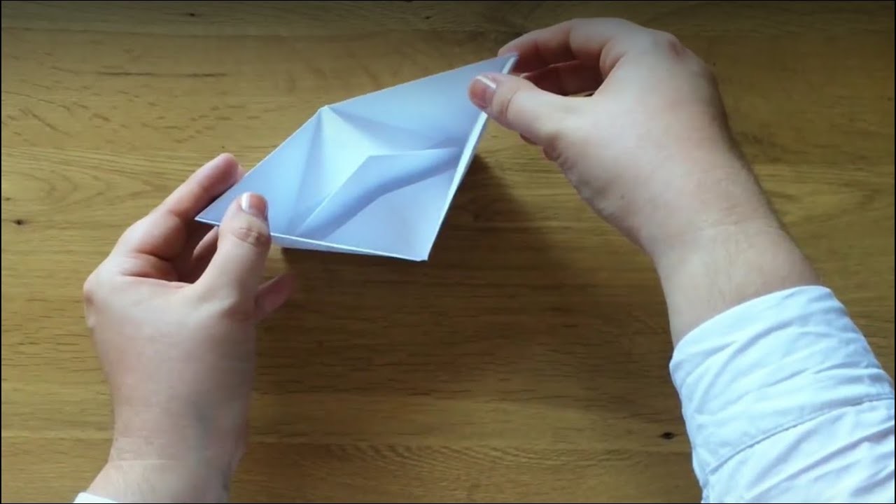 Origami-Boot falten