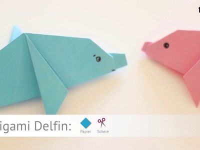Origami Delfin Anleitung
