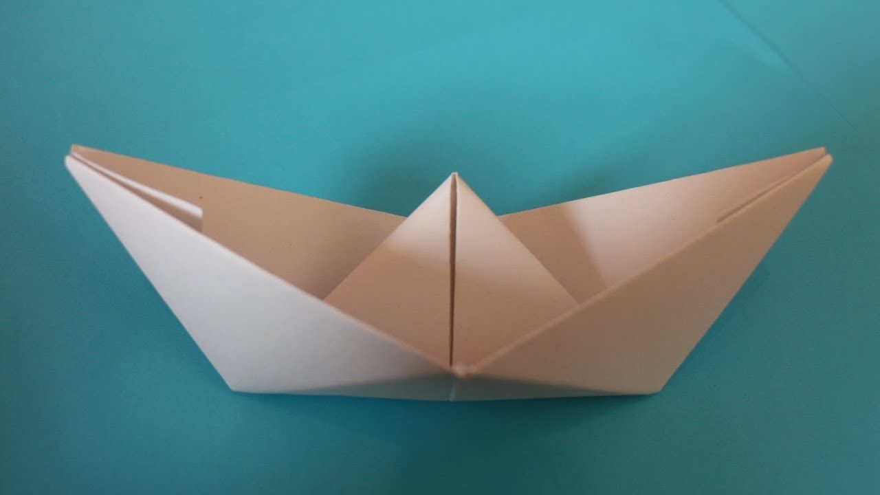 Origami: 'Papierschiff' Falten mit Papier [W+]