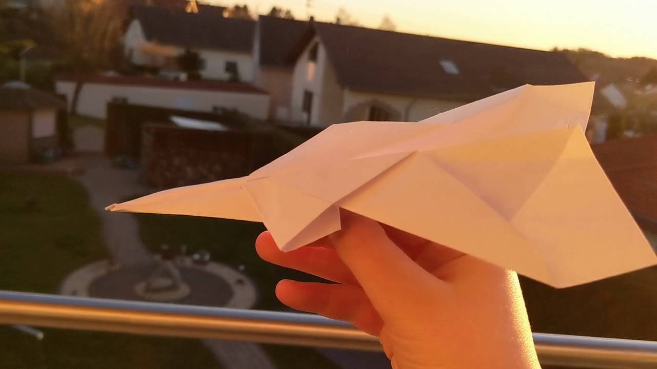 Papier Flieger  Testen