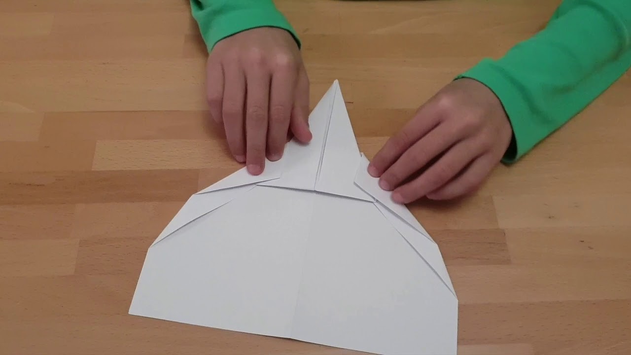 Papierflieger falten fortgeschritten- super Gleiter!