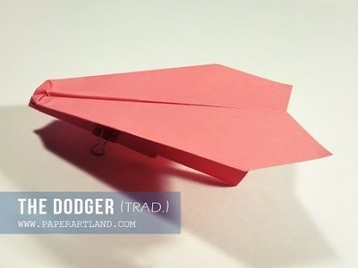 Papierflieger selbst basteln. Papierflugzeug falten - Beste Origami Flugzeug | Dodger
