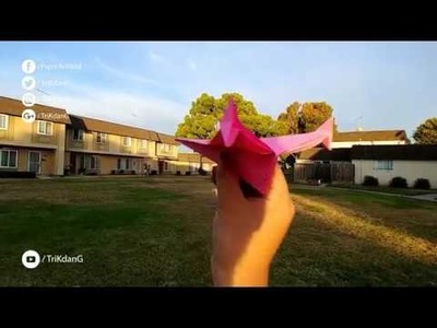 Papierflieger selbst basteln. Papierflugzeug falten - Beste Origami Flugzeug | Duo