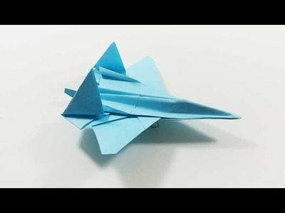 Papierflieger selbst basteln. Papierflugzeug falten - Beste Origami Flugzeug | T-50