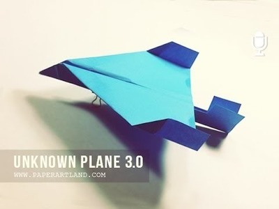 Papierflieger selbst basteln. Papierflugzeug falten - Beste Origami Flugzeug  l Unknown