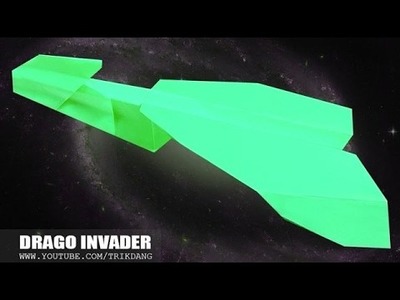 Papierflieger selbst basteln. Papierflugzeug falten - Beste Origami Flugzeug  | Drago