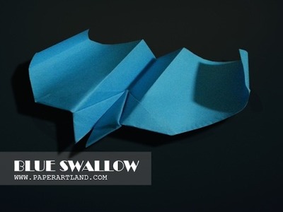 Papierflieger selbst basteln. Papierflugzeug falten - Beste Origami Flugzeug | Classic Swallow