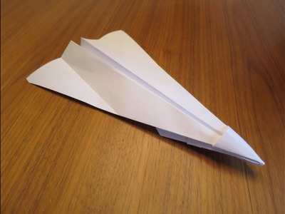 Papierflieger "Turbo" falten - Papierflugzeug bauen - Bauanleitung