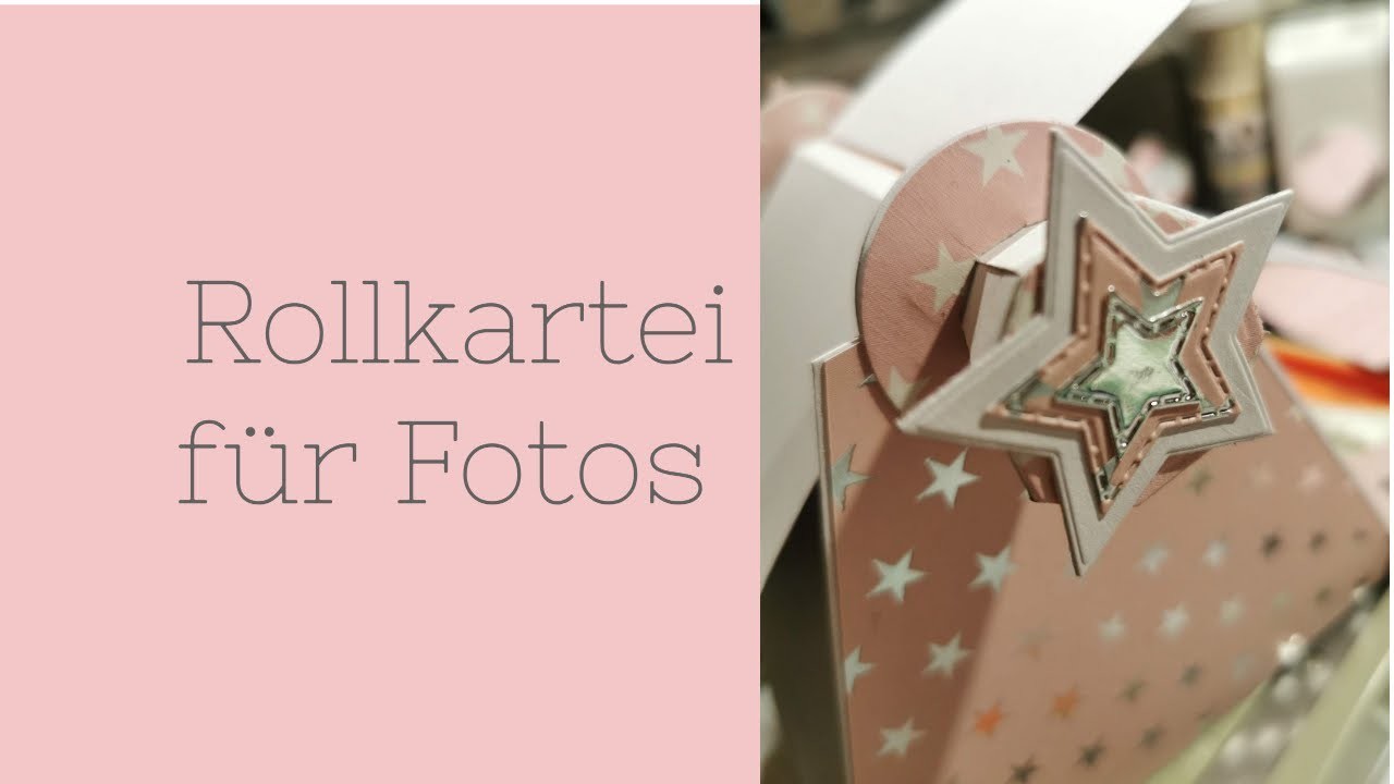 Rollkartei für Fotos aus Papier -Intro- (Basteln für Erwachsene)