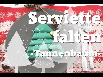 Serviette falten - Tannenbaum - Anleitung - Talu.de