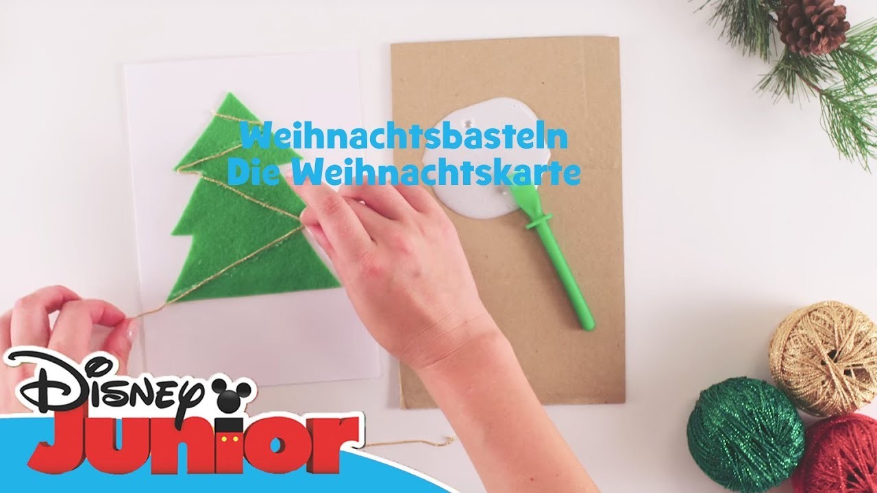 Weihnachtsbasteln - Tutorial #6: Die Sofia Weihnachtskarte | Disney Junior