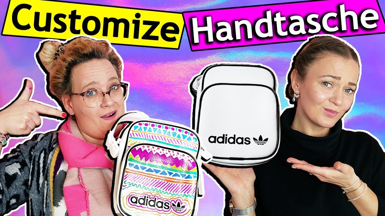 Customize Adidas Handtaschen | Eva vs Bianca | DIY Handtaschen Design