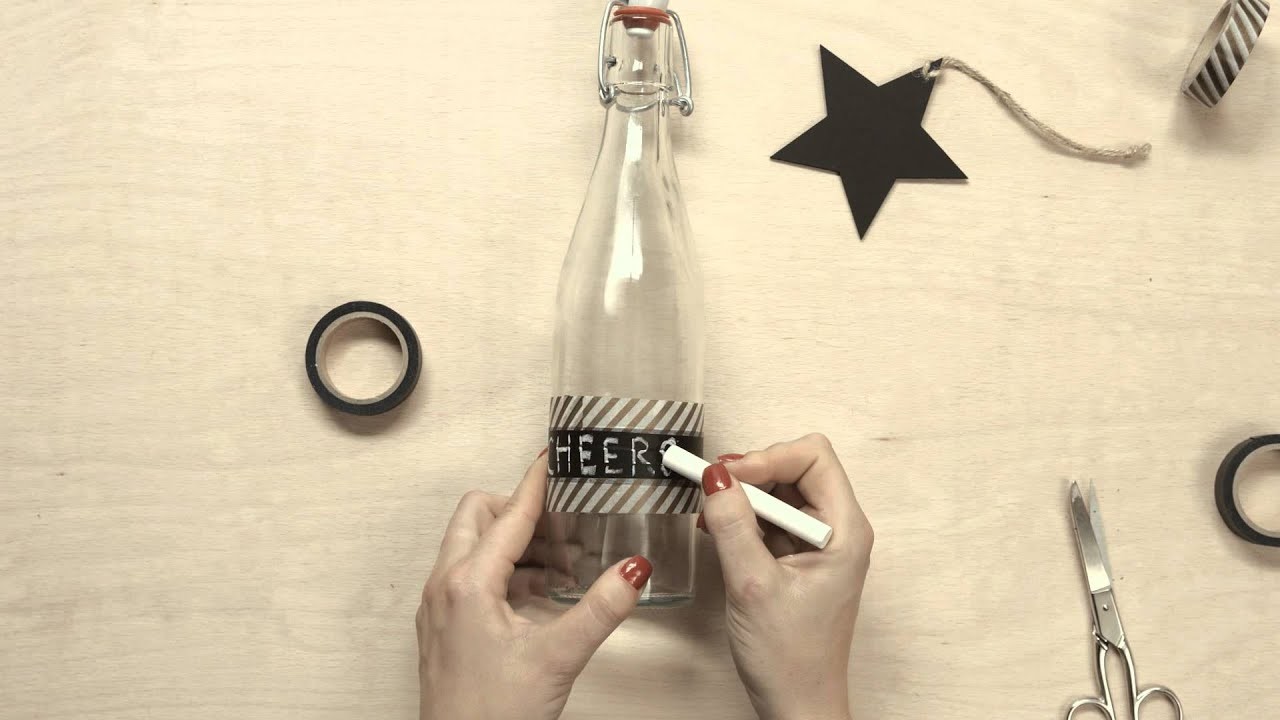 DIY Geschenkideen: Flaschen dekorieren | MANOR
