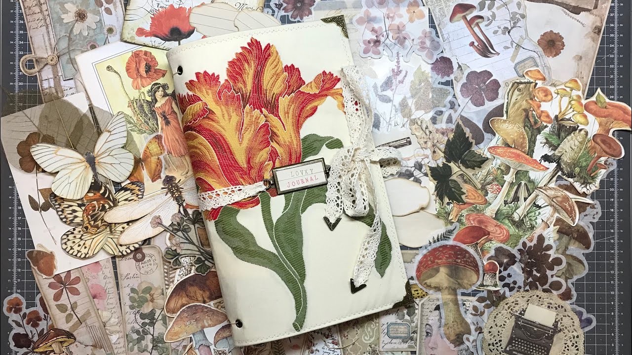 Lovky Journal - Tutorial - Softcover Junkjournal - Teil 1