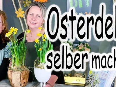 Oster-Deko selber machen | Frühlingshafte Töpfe für Ostern | DIY Geschenkidee | Frühlingserwachen