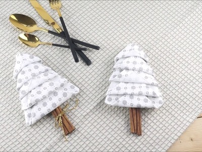 Serviette falten zu weihnachten