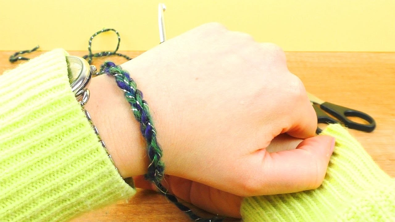 Tolles Armband selber machen | Freundschafts Armband häkeln | Luftmaschen Armband