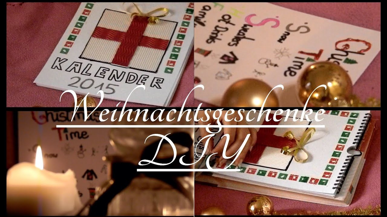 WEIHNACHTSGESCHENKE IDEEN DIY ♥  | Kalender, Dekobild