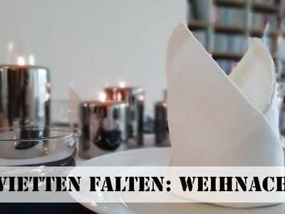 Weihnachtsservietten falten | selbst.de