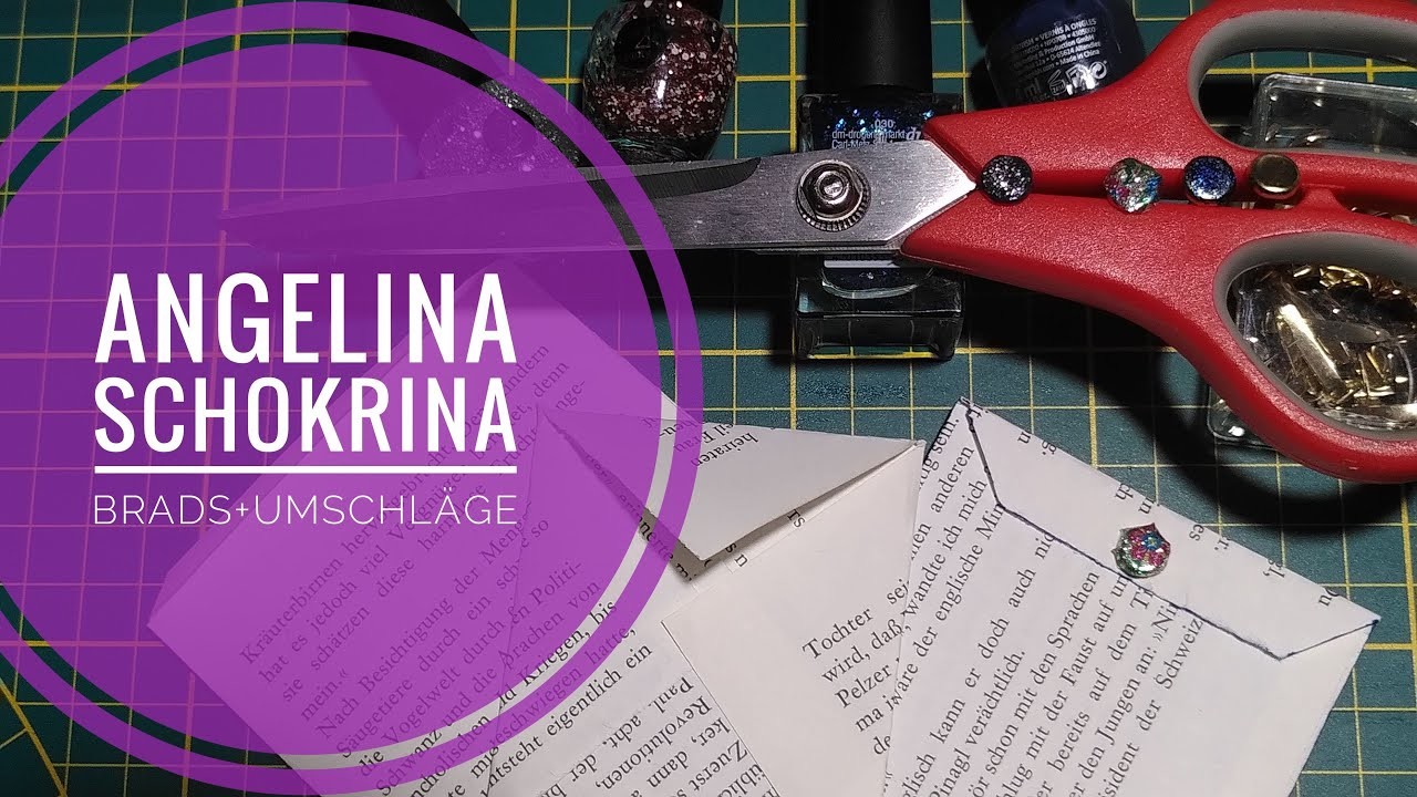 Brads + Umschläge - Tutorial - Basteltip