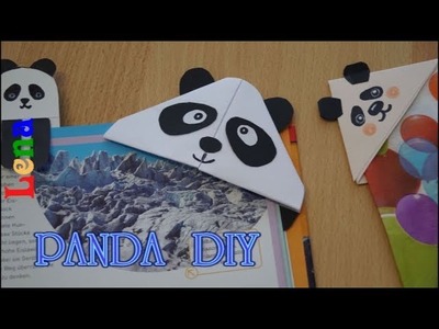 DIY Panda Lesezeichen DIY ???? How to make paper panda bookmark DIY ???? Закладка для книг