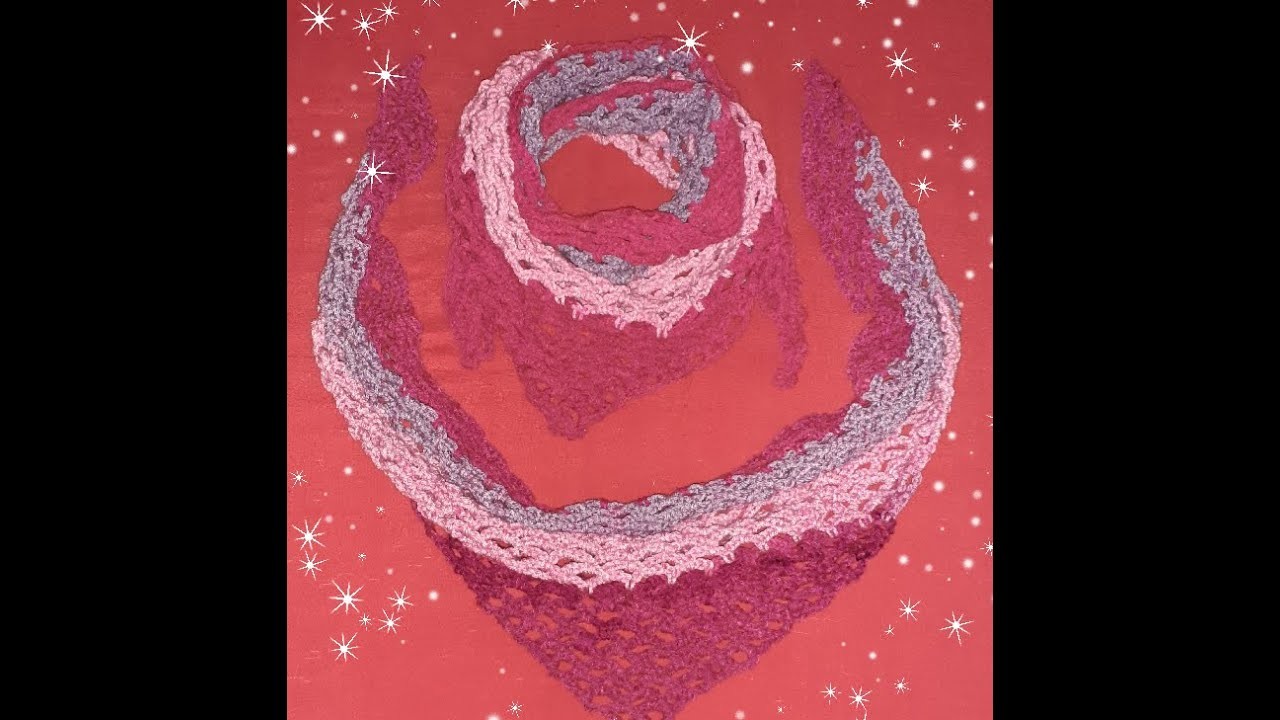 Dreieckstuch einfach häkeln, Top für Anfänger geeignet, Halstuch für meine Zwillinge, Kinderhalstuch