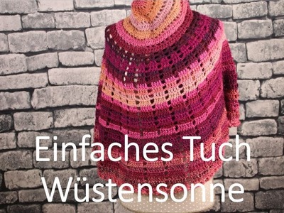 Einfaches Tuch Wüstensonne
