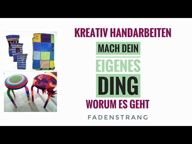 FADENSTRANG kreativ handarbeiten darum geht es neue Serie stricken häkeln sticken