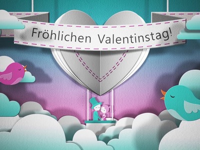 #gratis #Valentinstag #Gruß #video ???? - über den #Wolken - #Grußkarte - #Whatsapp #Download