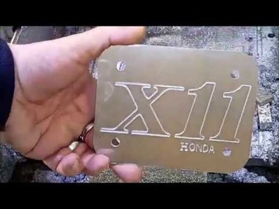 Heute fräse.graviere ich eine abdeckung fürs motorrad mit meiner simplen budget diy USB CNC fräse.