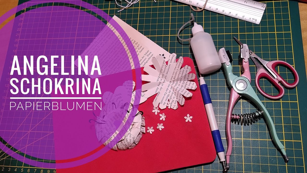 Papierblumen ganz einfach