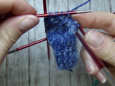 Sockenstricken Teil1 Bumerangferse