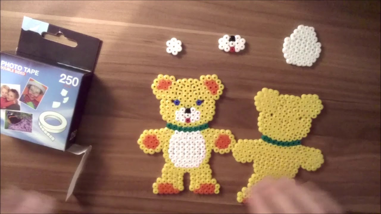 3D TEDDYBÄR AUS BÜGELPERLEN FÜR KINDER TUTORIAL