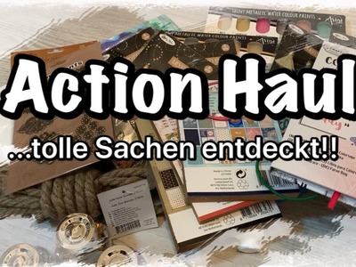 Action Haul (deutsch) kleine Neuigkeiten, Scrapbook basteln mit Papier, DIY