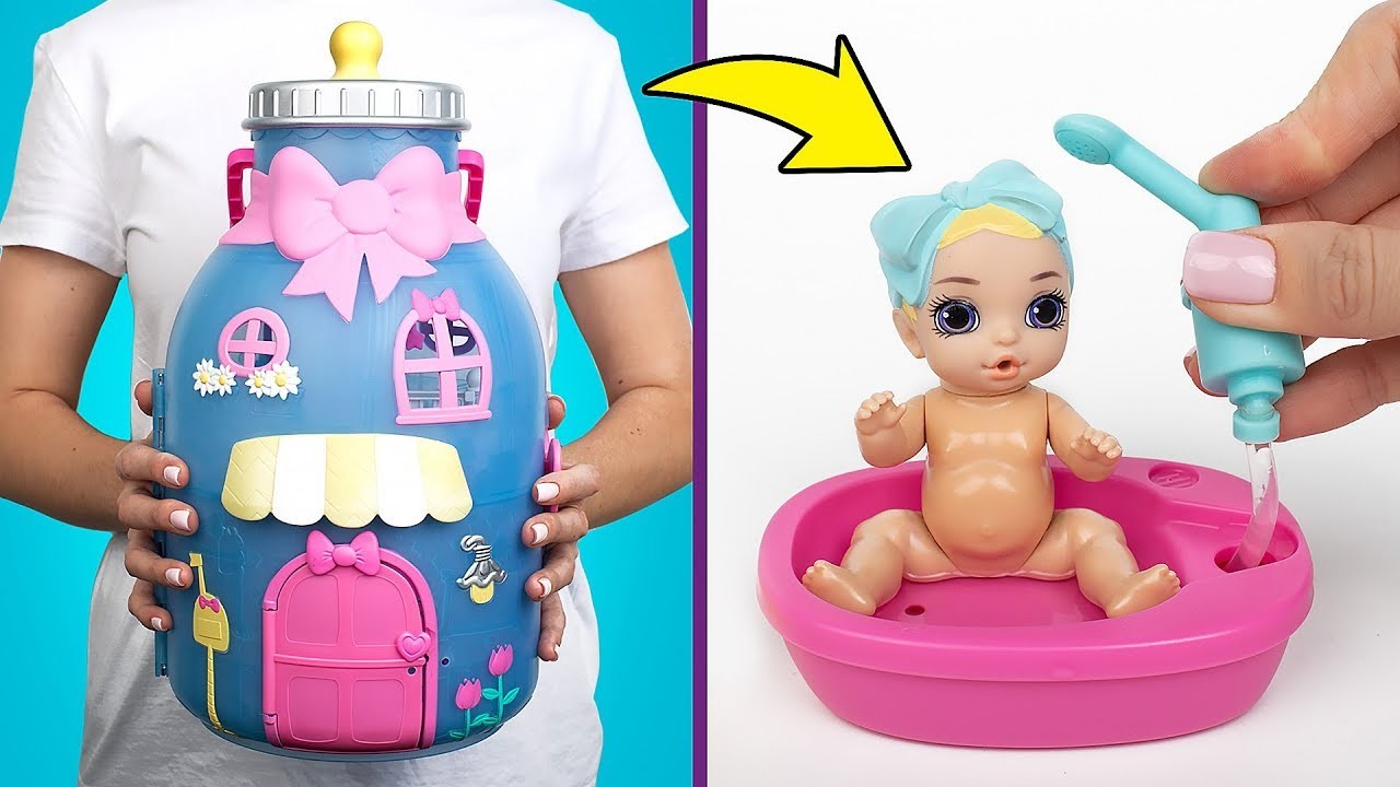 Auspacken von Baby Born Surprise: Das Baby-Flaschenhaus-Spielset! ????