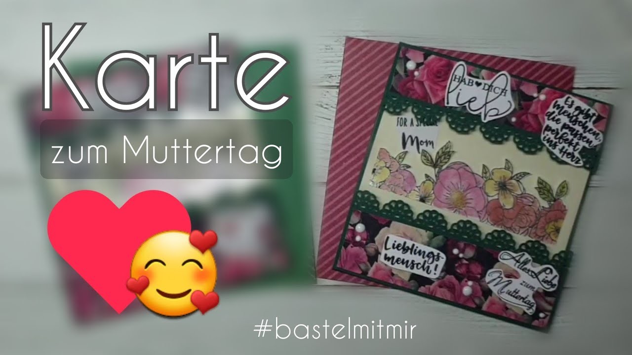 [#bastelmitmir] Muttertagskarte basteln ❤ | Frau Pech ???? | #2.13