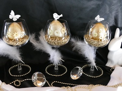 DIY Ostereier im Glas – Frühlingsdeko – spring decoration – Diseño de huevo de pascua