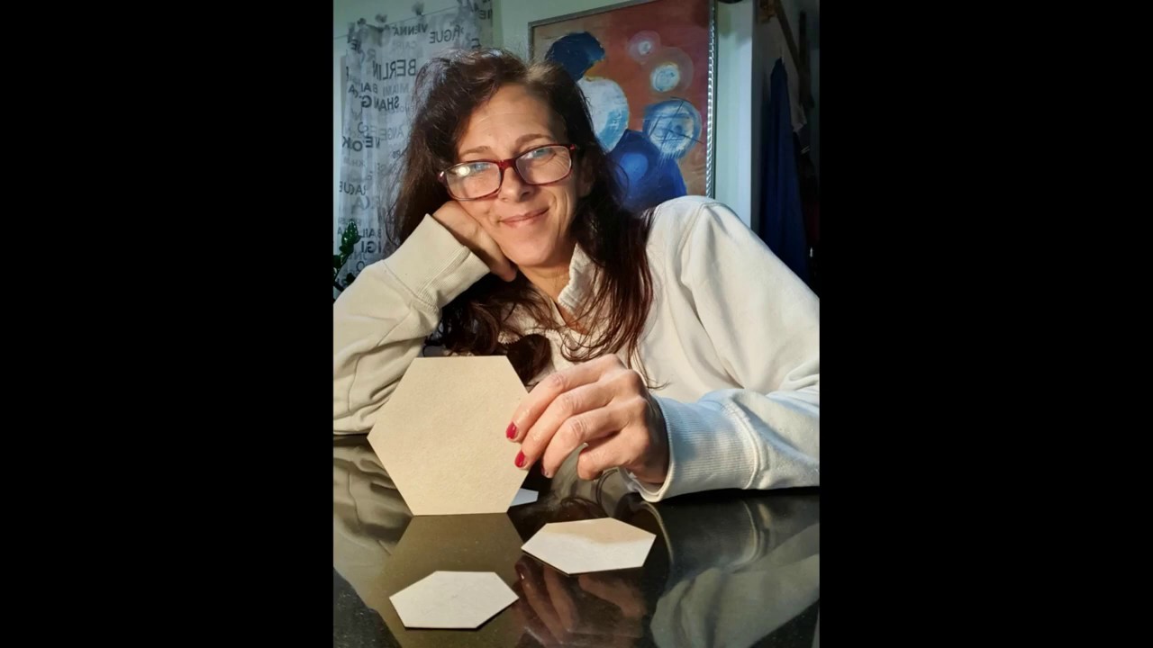 Geometrie Mathematik Sechseck zeichnen-Unterricht von Heute