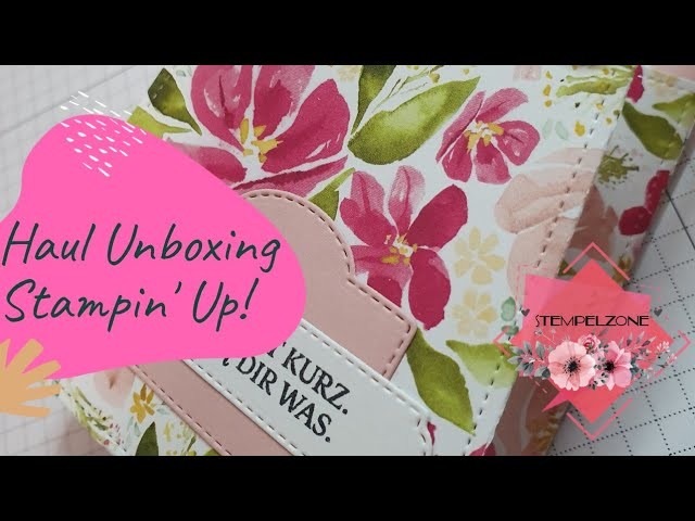 Haul Unboxing bei Stampin' Up! | New In | Einkauf | Neue Sachen für mich