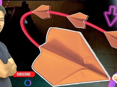 How to make a paper airplane boomerang