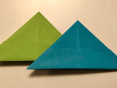 Papierhut falten - basteln mit Papier - DIY Origami Hat - оригами